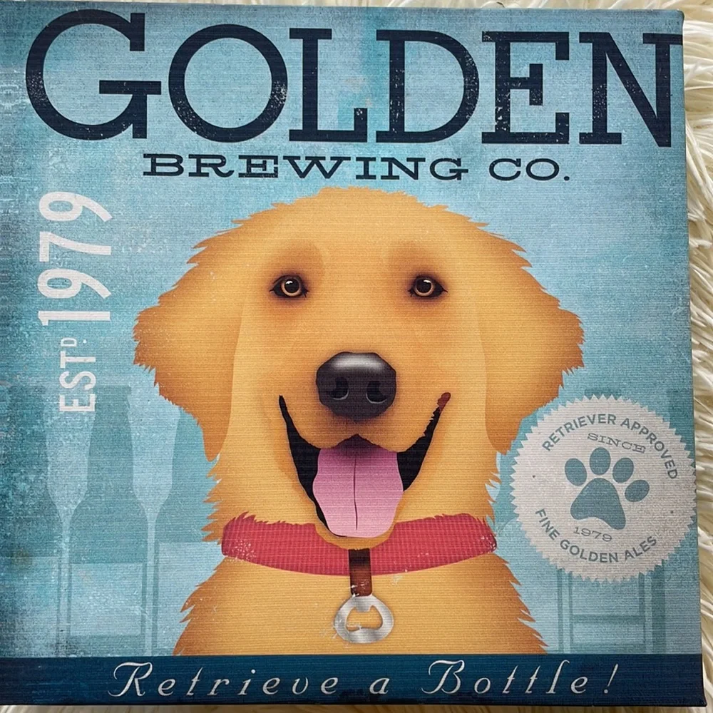 Golden Brewing Company Print on Canvas - Picture 2 of 3